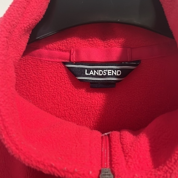 LANDS’ End. Women’s. Large. 14 - 16. Fleece. Quarter zip. Pull over. - Picture 3 of 5